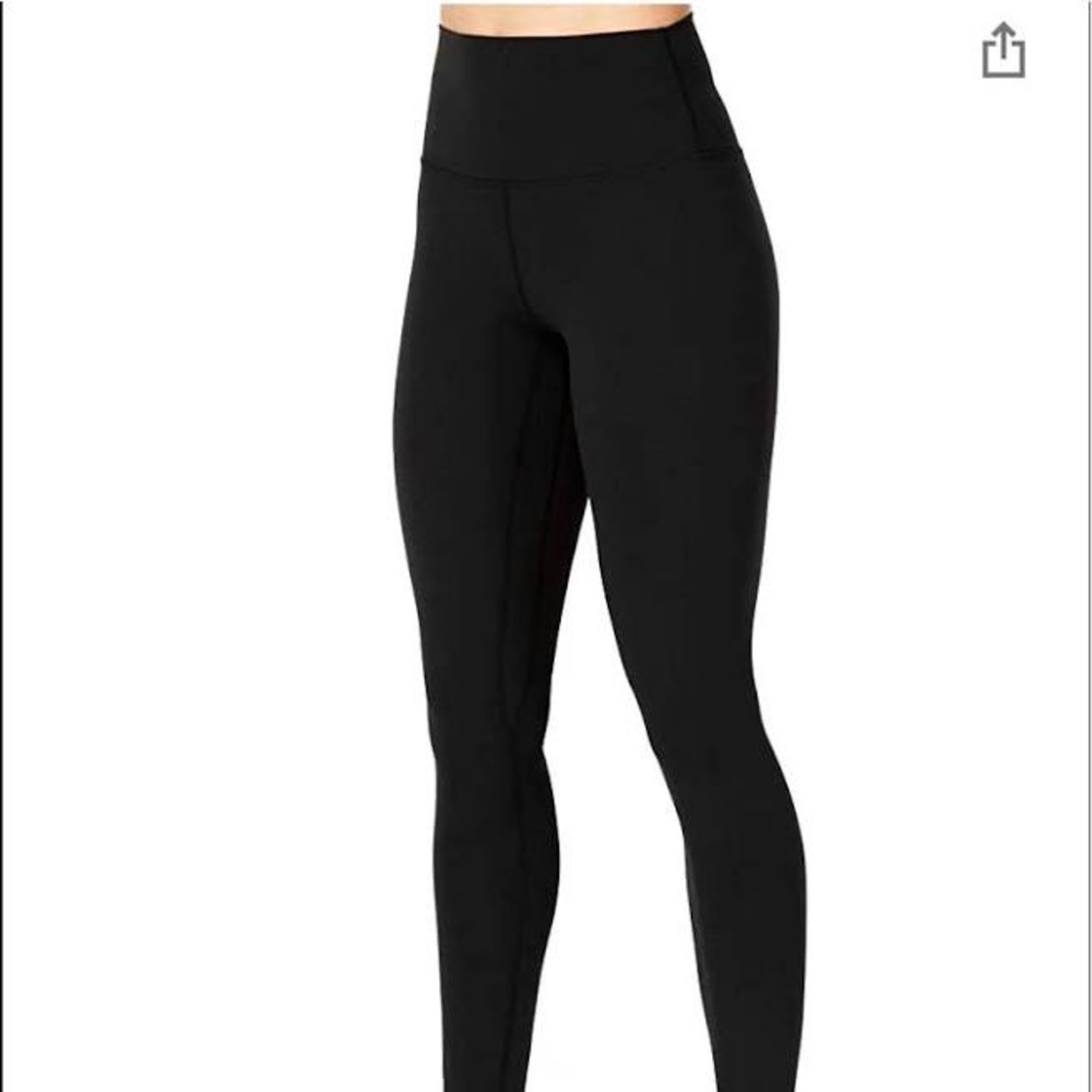 Lightly worn pink lined leggings